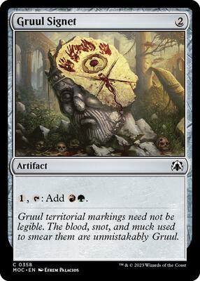 Gruul Signet card from Commander: March of the Machine