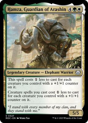 Hamza, Guardian of Arashin card from Commander: March of the Machine