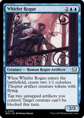 Whirler Rogue card from Commander: March of the Machine