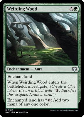 Weirding Wood card from Commander: March of the Machine