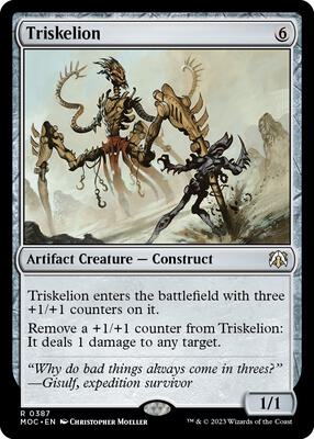 Triskelion card from Commander: March of the Machine