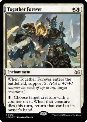 Together Forever card from Commander: March of the Machine