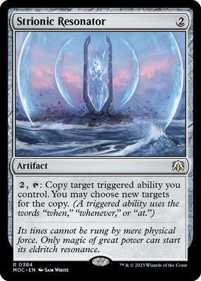 Strionic Resonator card from Commander: March of the Machine