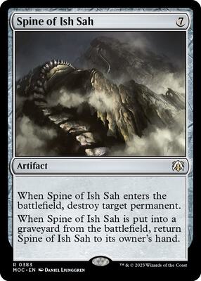 Spine of Ish Sah card from Commander: March of the Machine