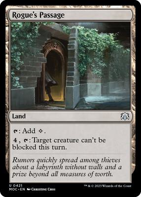 Rogue's Passage card from Commander: March of the Machine