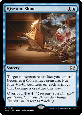 Rise and Shine card from Commander: March of the Machine