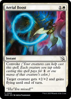 Aerial Boost card from March of the Machine