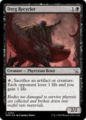 Dreg Recycler card from March of the Machine