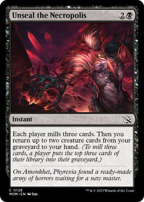 Unseal the Necropolis card from March of the Machine