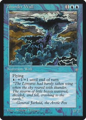 Thunder Wall card from Ice Age