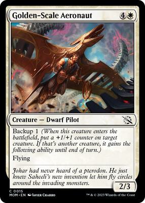 Golden-Scale Aeronaut card from March of the Machine
