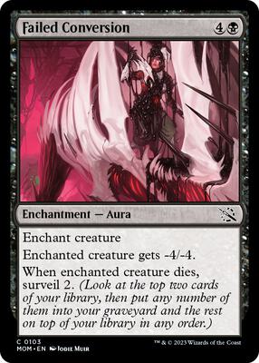 Failed Conversion card from March of the Machine