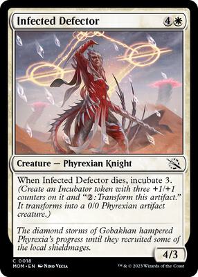 Infected Defector card from March of the Machine