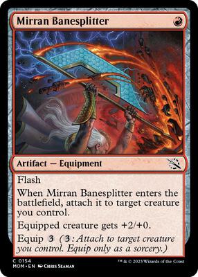 Mirran Banesplitter card from March of the Machine