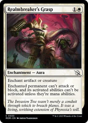 Realmbreaker's Grasp card from March of the Machine