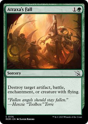 Atraxa's Fall card from March of the Machine