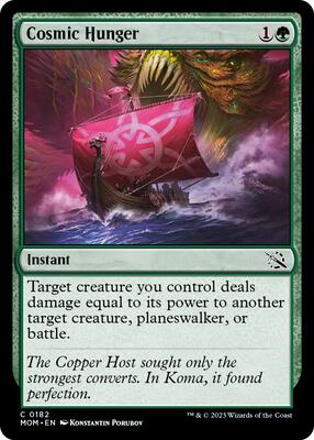 Cosmic Hunger card from March of the Machine