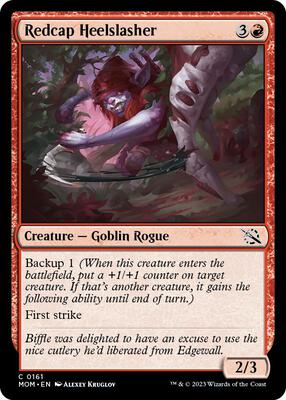 Redcap Heelslasher card from March of the Machine