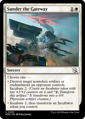 Sunder the Gateway card from March of the Machine
