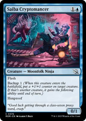 Saiba Cryptomancer card from March of the Machine