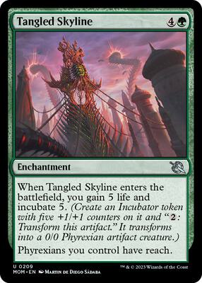 Tangled Skyline card from March of the Machine