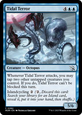 Tidal Terror card from March of the Machine