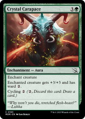 Crystal Carapace card from March of the Machine
