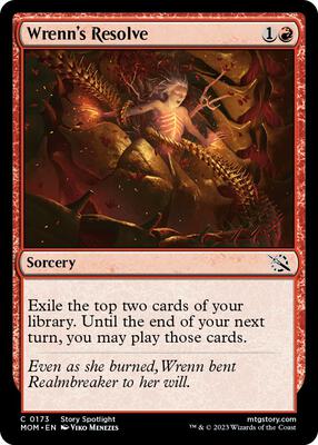 Wrenn's Resolve card from March of the Machine