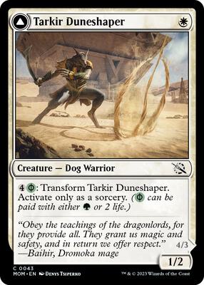 Tarkir Duneshaper card from March of the Machine