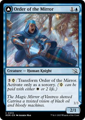 Order of the Mirror card from March of the Machine