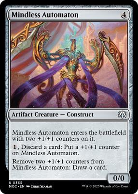 Mindless Automaton card from Commander: March of the Machine