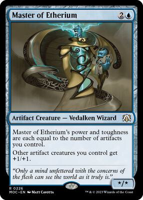 Master of Etherium card from Commander: March of the Machine