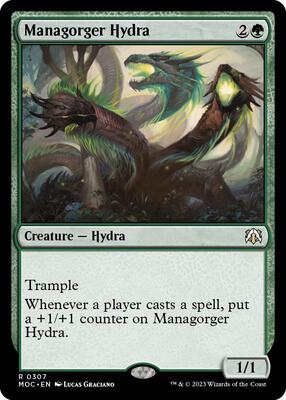 Managorger Hydra card from Commander: March of the Machine