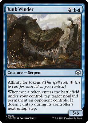 Junk Winder card from Commander: March of the Machine