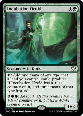 Incubation Druid card from Commander: March of the Machine