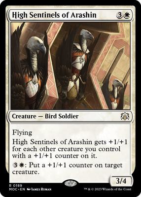 High Sentinels of Arashin card from Commander: March of the Machine