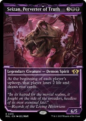 Seizan, Perverter of Truth card from March of the Machine: Multiverse Legends