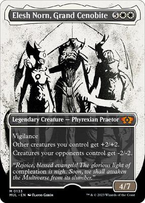 Elesh Norn, Grand Cenobite (Halo Foil) card from March of the Machine: Multiverse Legends