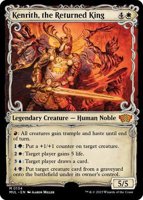 Kenrith, the Returned King (Halo Foil) card from March of the Machine: Multiverse Legends