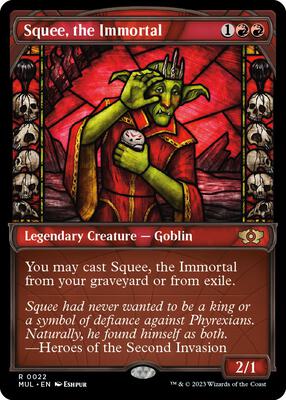 Squee, the Immortal card from March of the Machine: Multiverse Legends