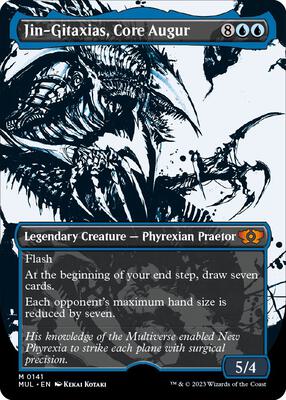 Jin-Gitaxias, Core Augur (Halo Foil) card from March of the Machine: Multiverse Legends
