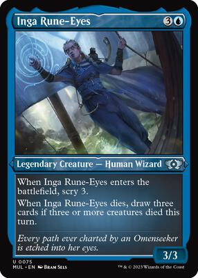 Inga Rune-Eyes (Foil Etched) card from March of the Machine: Multiverse Legends