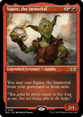 Squee, the Immortal (Foil Etched) card from March of the Machine: Multiverse Legends