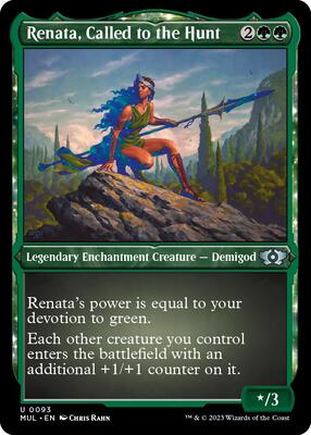 Renata, Called to the Hunt (Foil Etched) card from March of the Machine: Multiverse Legends