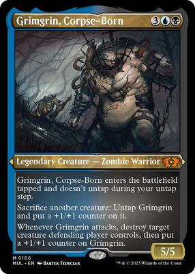 Grimgrin, Corpse-Born (Foil Etched) card from March of the Machine: Multiverse Legends