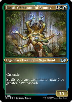 Imoti, Celebrant of Bounty (Foil Etched) card from March of the Machine: Multiverse Legends