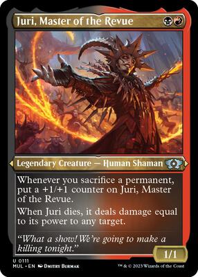 Juri, Master of the Revue (Foil Etched) card from March of the Machine: Multiverse Legends