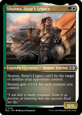 Shanna, Sisay's Legacy (Foil Etched) card from March of the Machine: Multiverse Legends