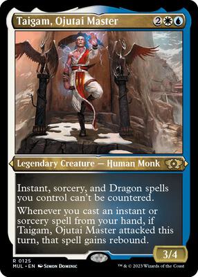 Taigam, Ojutai Master (Foil Etched) card from March of the Machine: Multiverse Legends