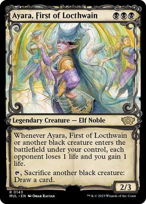 Ayara, First of Locthwain (Halo Foil) card from March of the Machine: Multiverse Legends